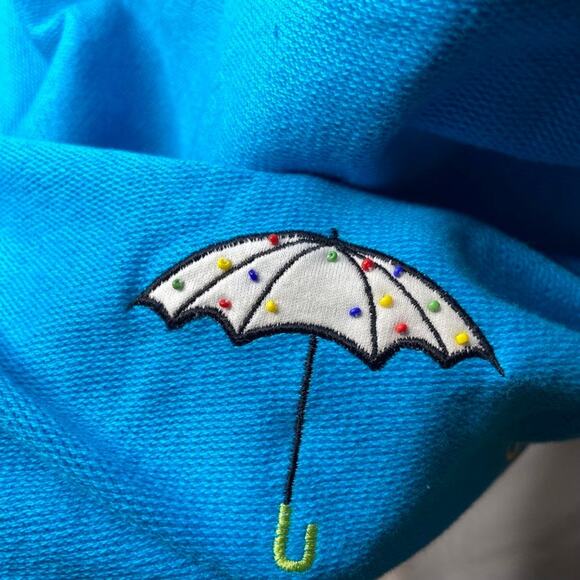 Y2K Richard Embroidered Umbrella Dress with Beads (M) - Picture 6 of 6